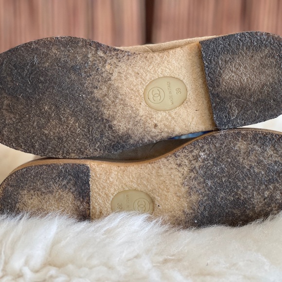 Chanel interlocking logo suede lace up boots. - Picture 7 of 8